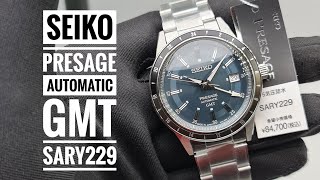 Seiko Presage Automatic GMT Style60s SARY229 SSK009 [upl. by Alletsirhc37]