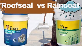 Dr Fixit Roofseal Vs Raincoat Vs Primeseal – Dr Fixit Roof Waterproofing [upl. by Huntley]