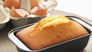 Simplest and Easiest Butter Pound Cake 零失败奶油磅蛋糕  Apron [upl. by Kilar440]