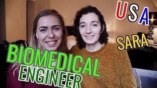 What is biomedical engineering Sara the BIOMEDICAL ENGINEER from the USA  Women in STEM Fields [upl. by Rudman]