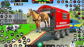 Animals Transport Truck  Offroad Truck Simulator 3D  Cargo Truck Driver Simulator  Truck Game [upl. by Schaffel]