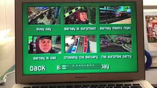 DVD Menu Walkthrough For The Transporters Barney’s Special Day 2006 DVD [upl. by Azer184]