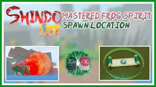 Roblox Shindo Life Mastered frog spirit Spawn location [upl. by Saitam]