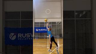 Right way of Float serve 👍 abvolleyball volleyballspiketrainingdrills volleyball [upl. by Ganley]