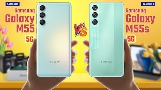 Samsung Galaxy M55 Vs Samsung Galaxy M55s  Full Comparison 🔥 Which One Is Best [upl. by Medlin]