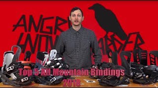 The 2018 Top 5 All Mountain Snowboard Binding Picks [upl. by Mcmurry85]