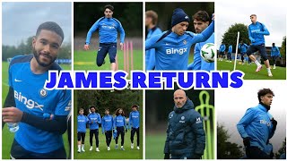 REECE JAMES RETURN DATE REVEALED  CHELSEA PLAYERS TRAINING SESSION  COLE PALMER NOT FOR SALE [upl. by Lonyer]