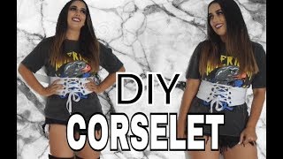 DIY CORSELET PARA USA COM BLUSÃO [upl. by Hannad]