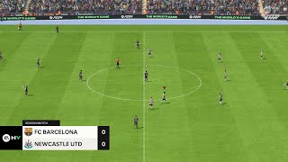 EA SPORTS FC™ 24  Online Season Match 02 FC Barcelona Vs Newcastle United [upl. by Rimaj]