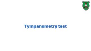 Tympanometry Test [upl. by Woodward638]