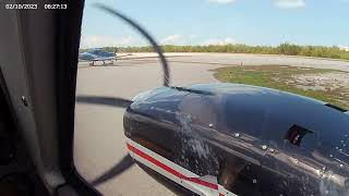 Baron 58P takeoff from Marathon in the Florida keys Flying the Beechcraft Baron [upl. by Adria443]