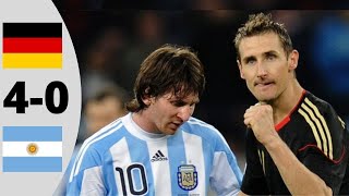 Argentina vs Germany 04  Full Highlights and Goals World Cup 2010 [upl. by Dasa]