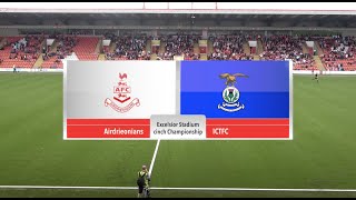 Highlights  Airdrieonians 21 ICTFC  26082023 [upl. by Annaerb]