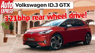 Volkswagen ID3 GTX revealed – 321bhp reardrive hot hatchback [upl. by Pepita]