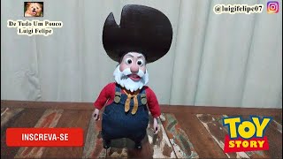 Toy Story 2  Boneco Pete Fedido o Mineiro  Stinky Pete the Prospector  Artesanal stinkypete [upl. by Mamie973]