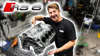 Soldamos el Block partido del V8 42L Audi RS6 [upl. by Enerahs]