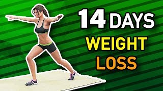 14 Days Weight Loss Challenge  Home Workout Routine [upl. by Aspasia]