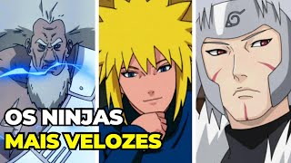 TOP 6 PERSONAGENS MAIS RÁPIDOS DE NARUTO [upl. by Elatsyrc398]