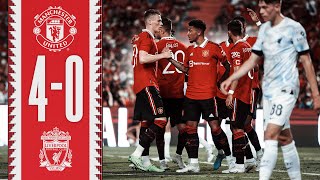 Ten Hags First Game In Charge 🔥  Man Utd 40 Liverpool  Highlights [upl. by Blair187]