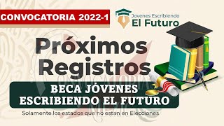 🙋‍♂️ Convocatoria 20221 BECA JOVENES ESCRIBIENDO EL FUTURO ¿Estan listos Proximo Registro SUBES [upl. by Padegs]