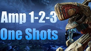 Amp 123 One Shotting Teralyst  Warframe [upl. by Einahpehs]