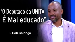 Ao vivo Bali Chionga diz que o deputado da UNITA não tem Educação e a greve geral é ilegítima [upl. by Arihat]