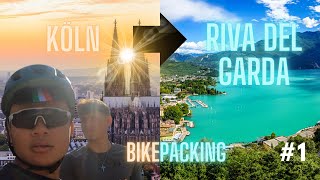 Wir fahren mit dem Fahrrad zum Gardasee 🇮🇹 I Bikepackingreise 1 [upl. by Bundy]