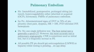 DVTPulmonary Embolism  CRASH Medical Review Series [upl. by Anetsirk772]