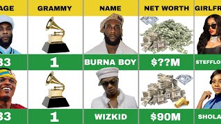 Burna Boy Vs Wizkid COMPARISON Net Worth And Their Black Secrets [upl. by Decrem]