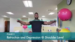 Scapular Muscle Rehabilitation  PHASE 3  Shoulder Blade Strengthening Exercises [upl. by Krasnoff]