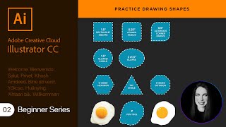 Intro to Adobe Illustrator  Exercise 01  Practice Drawing Shapes [upl. by Jaquelin759]