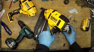 Dewalt brushless DCN660 Nailer stops after month Lose part inside Handyman [upl. by Anivel]