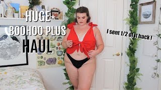 giant boohoo plus haul [upl. by Halda]