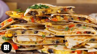 Quick amp Cheesy Vegan Quesadillas [upl. by Ettelloc]