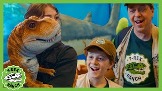 Lets Go Visit Jurassic Quest  🦖🦕 TRex Ranch Dinosaur Videos [upl. by Gladis]