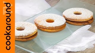 Occhi di bue  Biscotti di pasta frolla con marmellata e nutella [upl. by Ettegirb524]