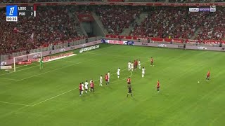 Edon Zhegrova Goal Lille Vs PSG 12 All Goals Results Extended Highlights amp Analysis [upl. by Anniroc192]