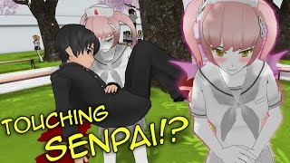 CAN YOU ACTUALLY TOUCH SENPAI  YANDERE SIMULATOR [upl. by Caughey]