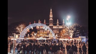 Christkindlmarkt am Wiener Rathausplatz  2018 4K [upl. by Oj500]