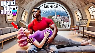 😭😭Oh my God Mia😭😭Franklins Pregnant Girlfriend Mia In MunichGTA 5 Real Life Mod Remastered [upl. by Eleynad]