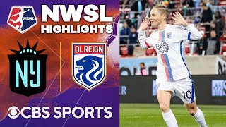 NJNY Gotham FC vs OL Reign Extended Highlights  NWSL  CBS Sports Attacking Third [upl. by Arther]