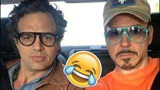 Avengers Infinity War Cast  😊😅😊 FUNNY AND HILARIOUS MOMENTS  TRY NOT TO LAUGH 2018 [upl. by Rida815]