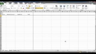 Create a Bookkeeping Spreadsheet using Microsoft Excel  Part 1 [upl. by Stephanus]