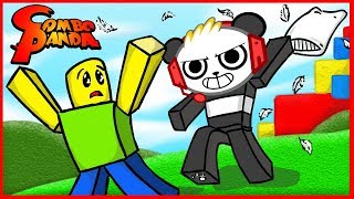 ROBLOX Pillow Fight Lets Play with Combo Panda [upl. by Midian797]