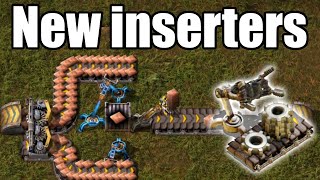 Bulk inserters are AWESOME  Factorio Expansion news [upl. by Jem682]