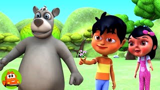 Kalu Madari Aaya कालू मदारी आया Hindi Poem for Kids and Cartoon Videos [upl. by Leisha]