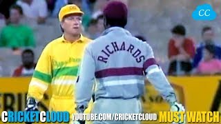 SIR VIV RICHARDS ON FIRE  Most Aggressive inning [upl. by Maryl]