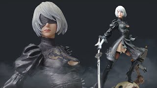 แกะรีวิว NieR Automata  YoRHa No2 Type B 2B  Square Enix Masterline SEM02  Prime 1 Studio [upl. by Sylvan633]