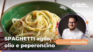 SPAGHETTI AGLIO OLIO e PEPERONCINO un primo piatto dalla semplice bontà😍🍝🧄🌶 [upl. by Dynah]