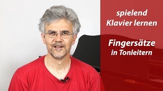 Klavier lernen – Fingersätze für alle DurTonleitern – Lerne mit System [upl. by Leonidas996]